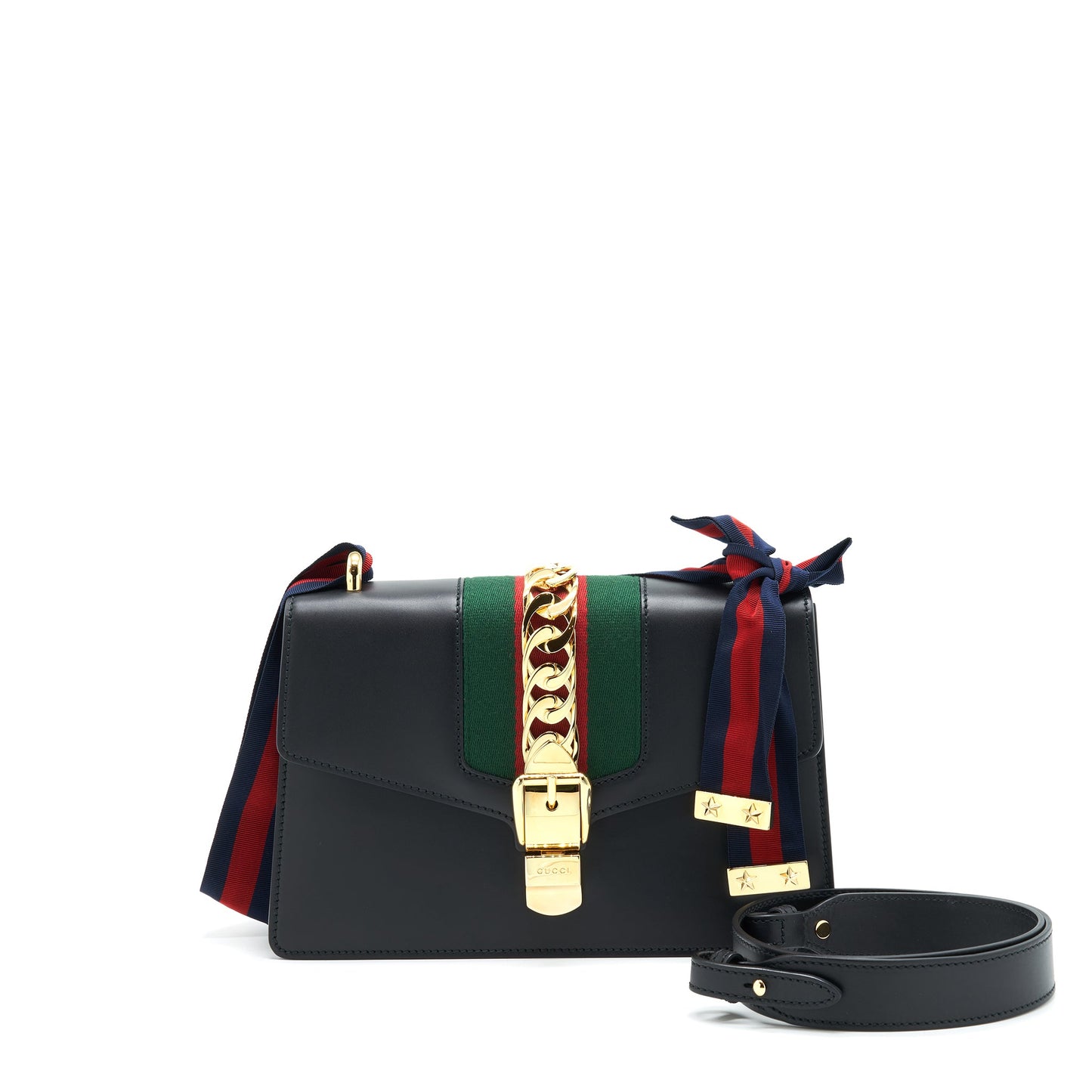 Gucci Small Sylvie Mini Purse Black