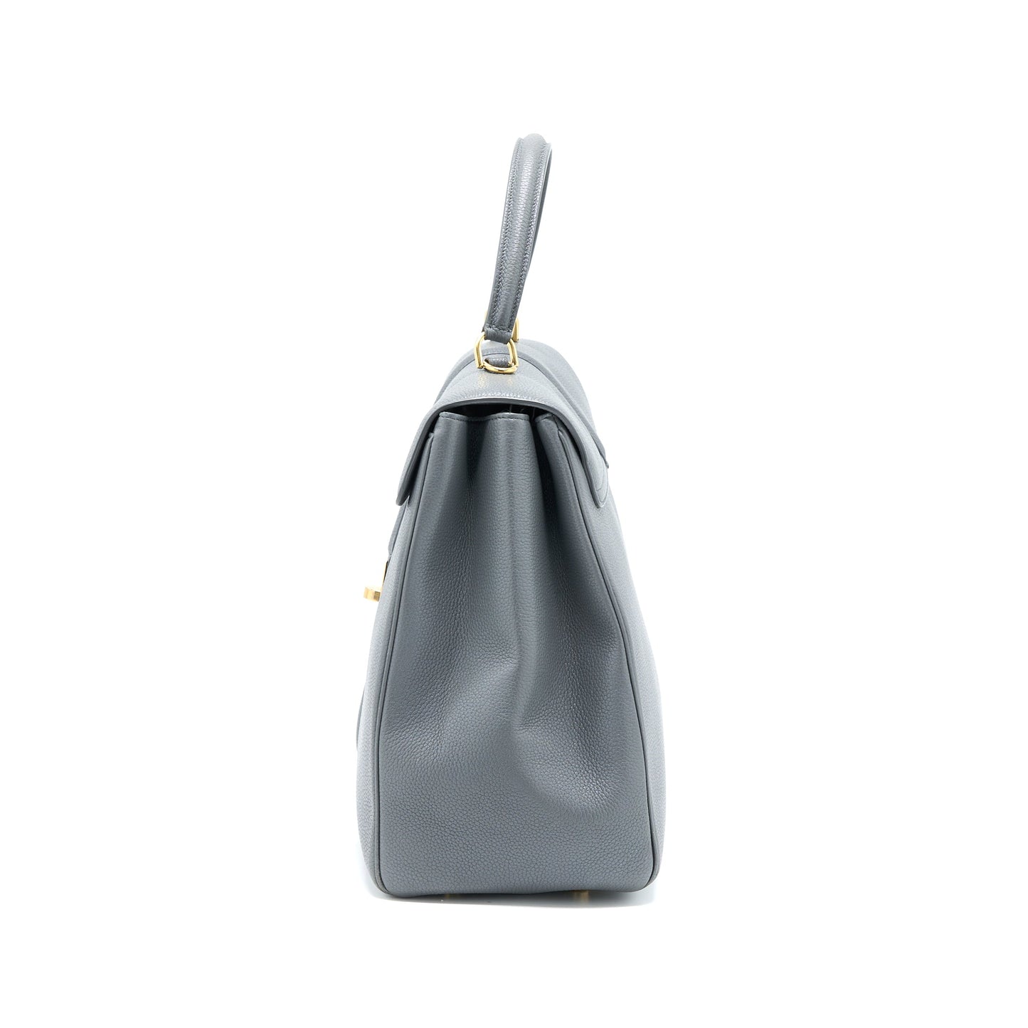 Celine 16 Purse Grained Calfskin Grey