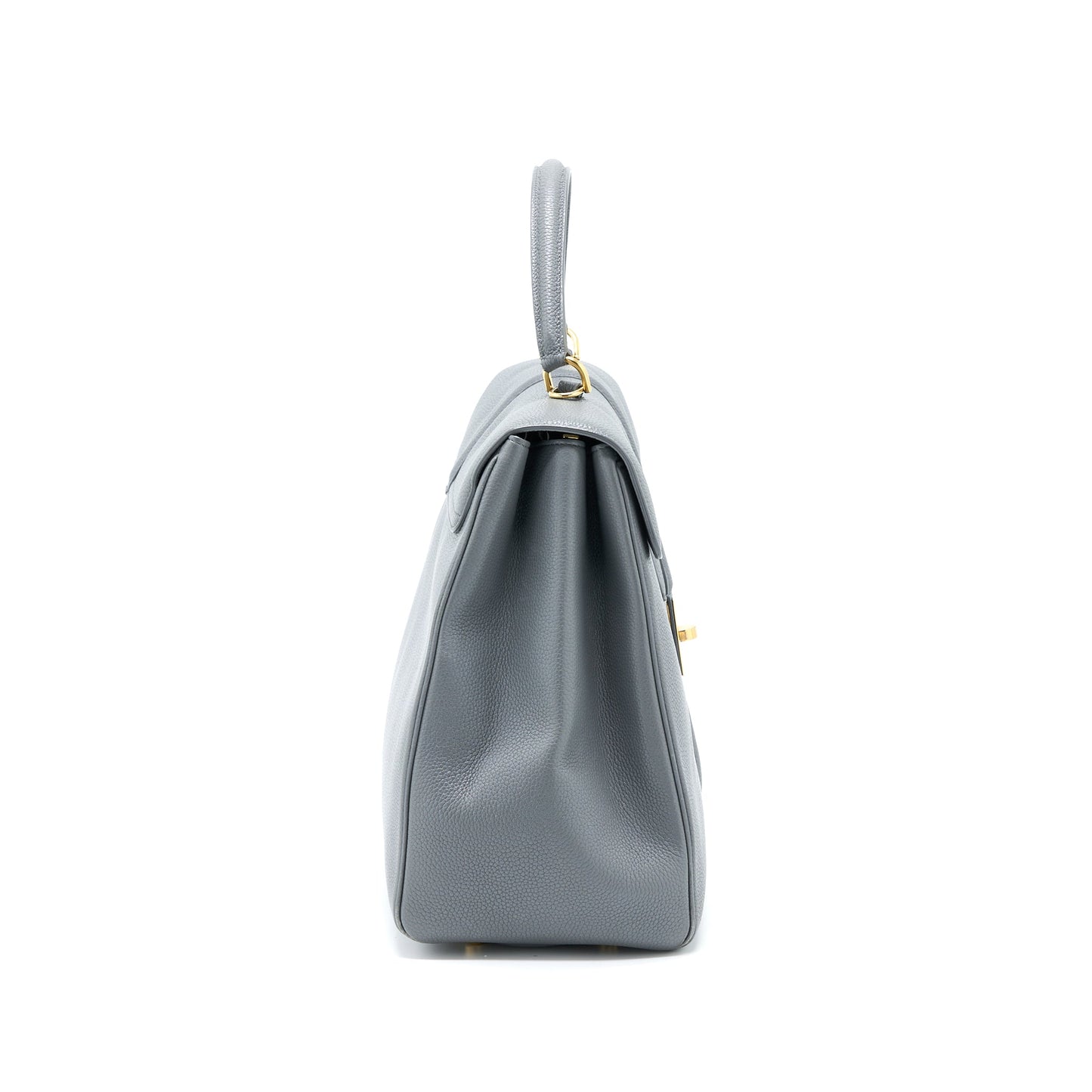 Celine 16 Purse Grained Calfskin Grey
