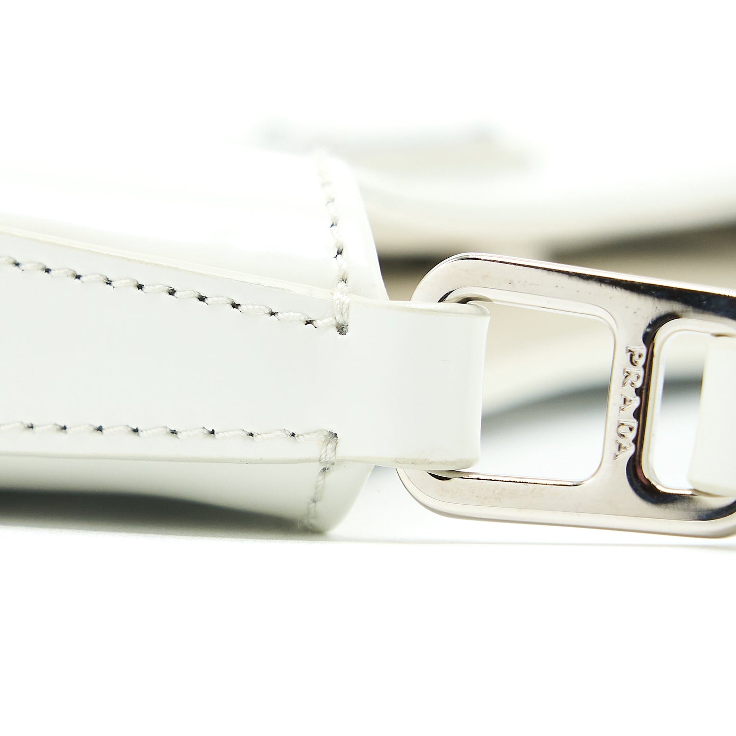 Prada Cleo Purse Calfskin White