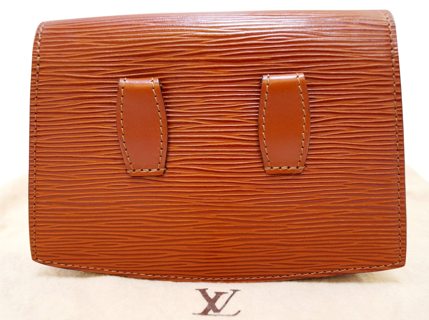 LOUIS VUITTON Epi Pochette Ceinture Tilsitt Waist Bag Brown