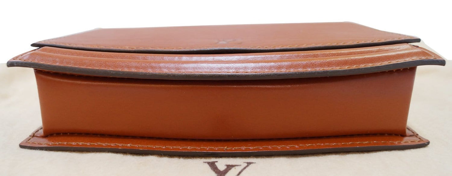 LOUIS VUITTON Epi Pochette Ceinture Tilsitt Waist Bag Brown