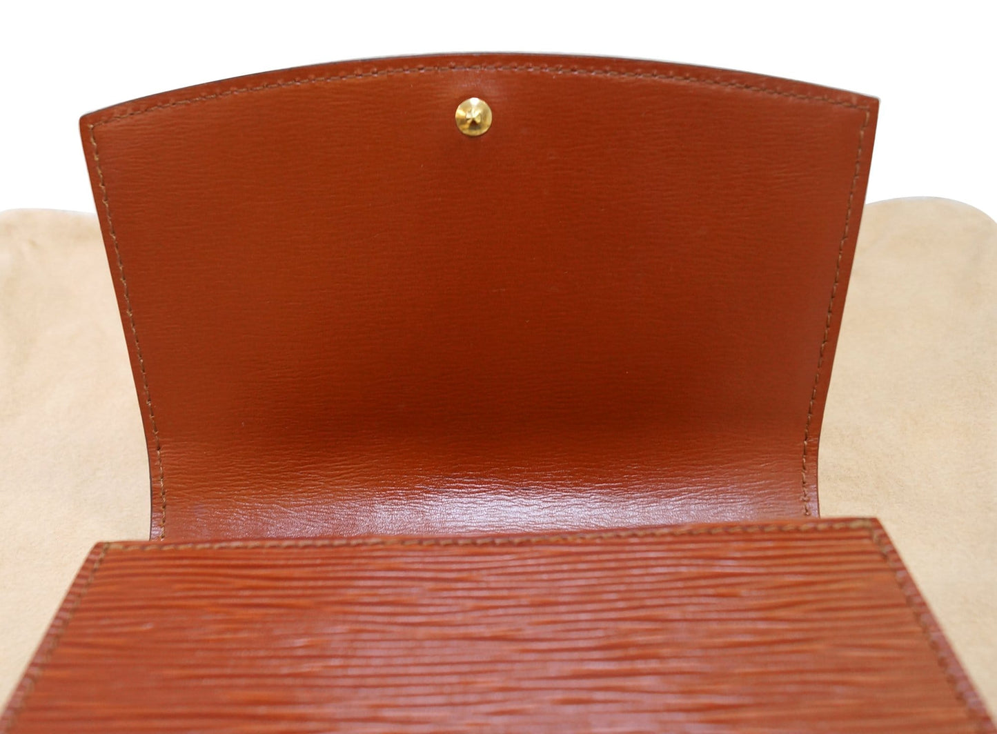LOUIS VUITTON Epi Pochette Ceinture Tilsitt Waist Bag Brown