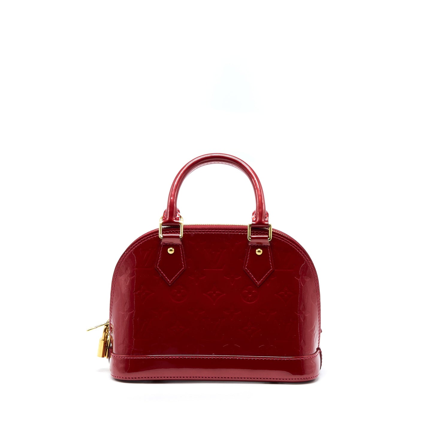 Louis Vuitton Alma Patent Red