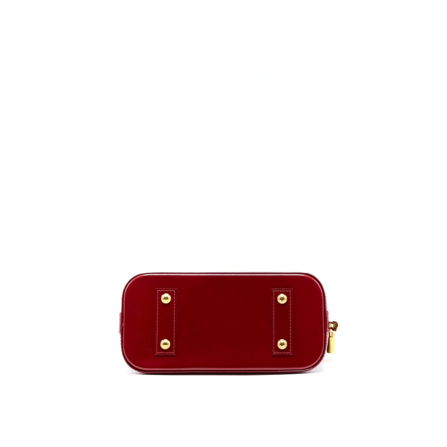 Louis Vuitton Alma Patent Red
