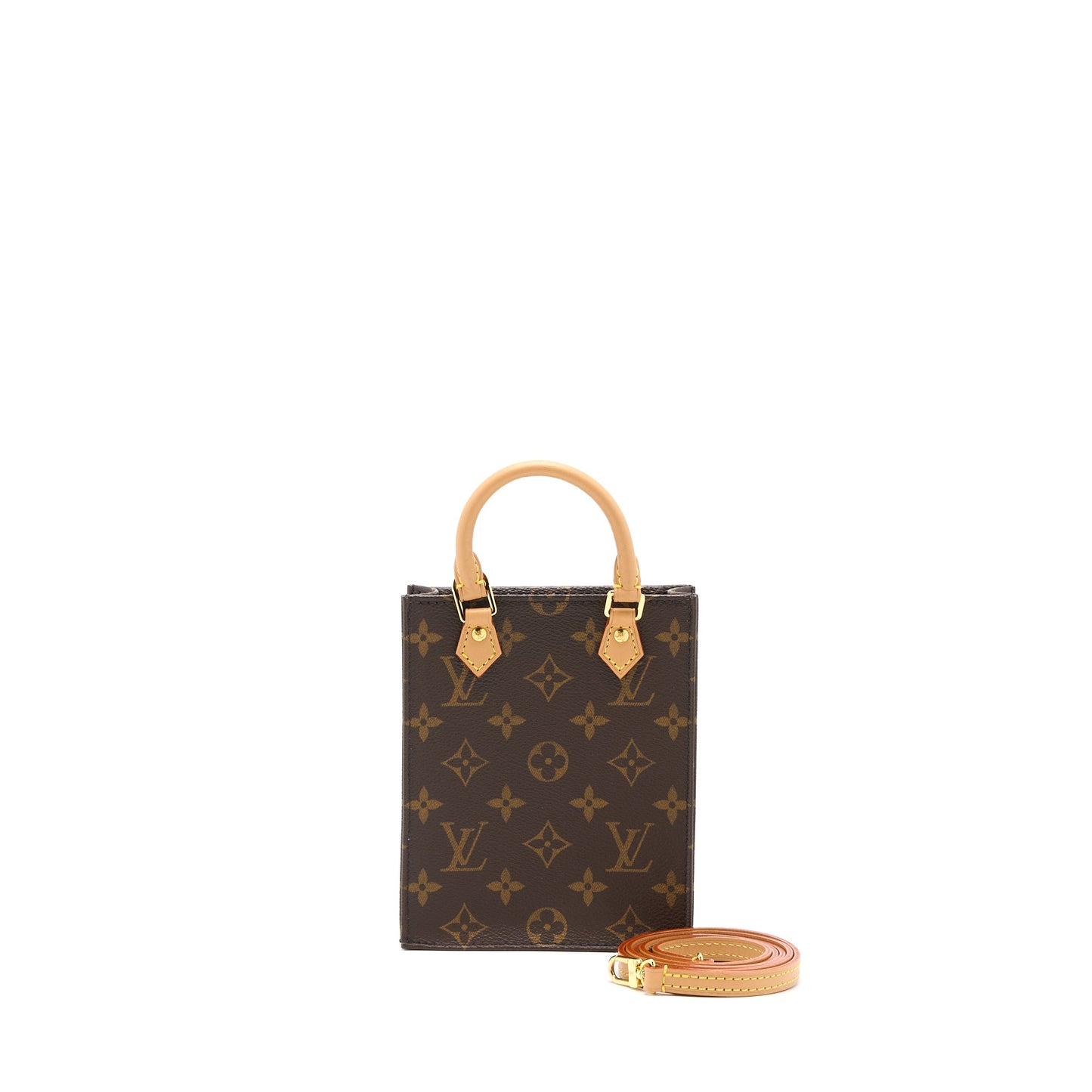 Louis Vuitton Petit Sac Plat Monogram Canvas