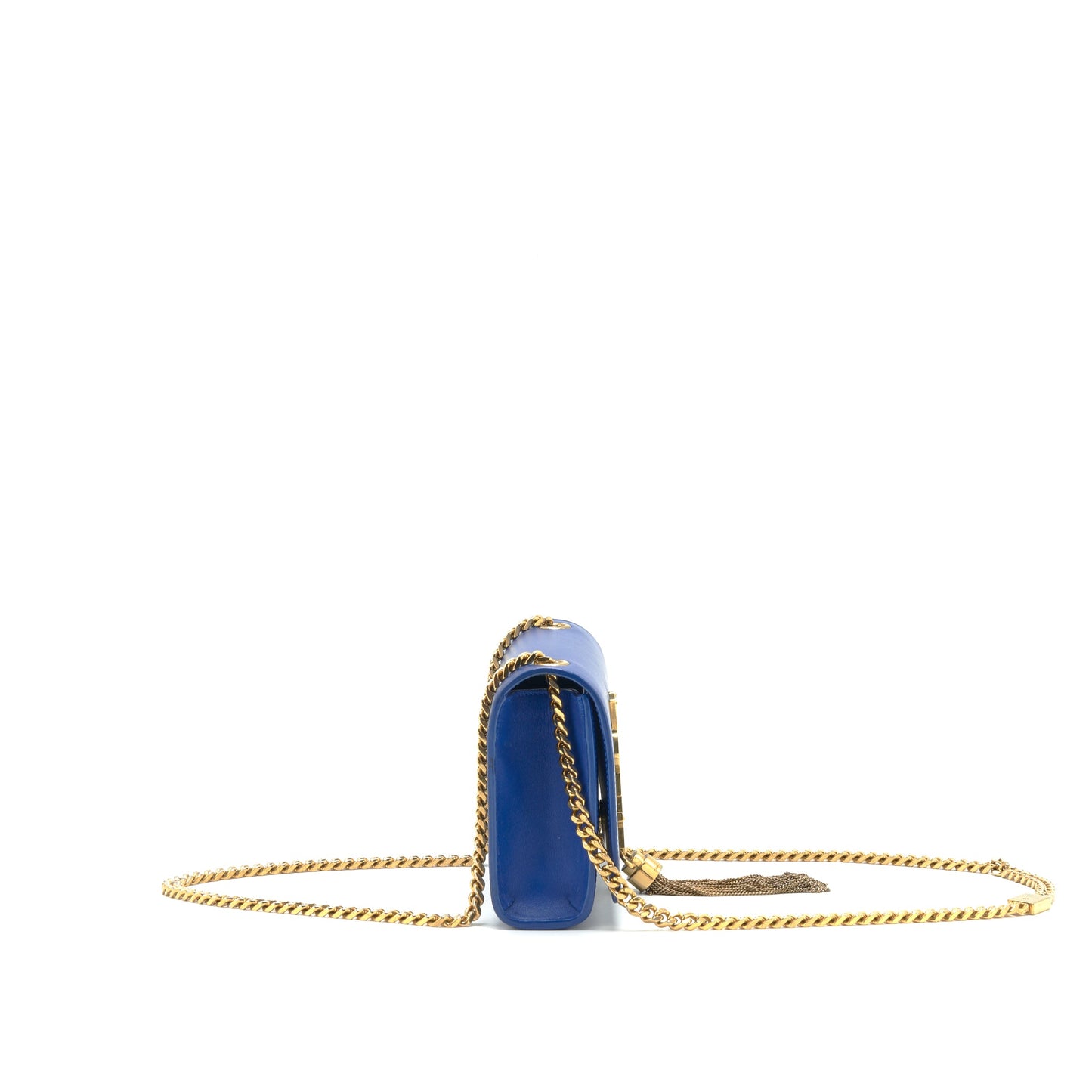 Saint Laurent/ mini kate Purse Tassel electric Blue