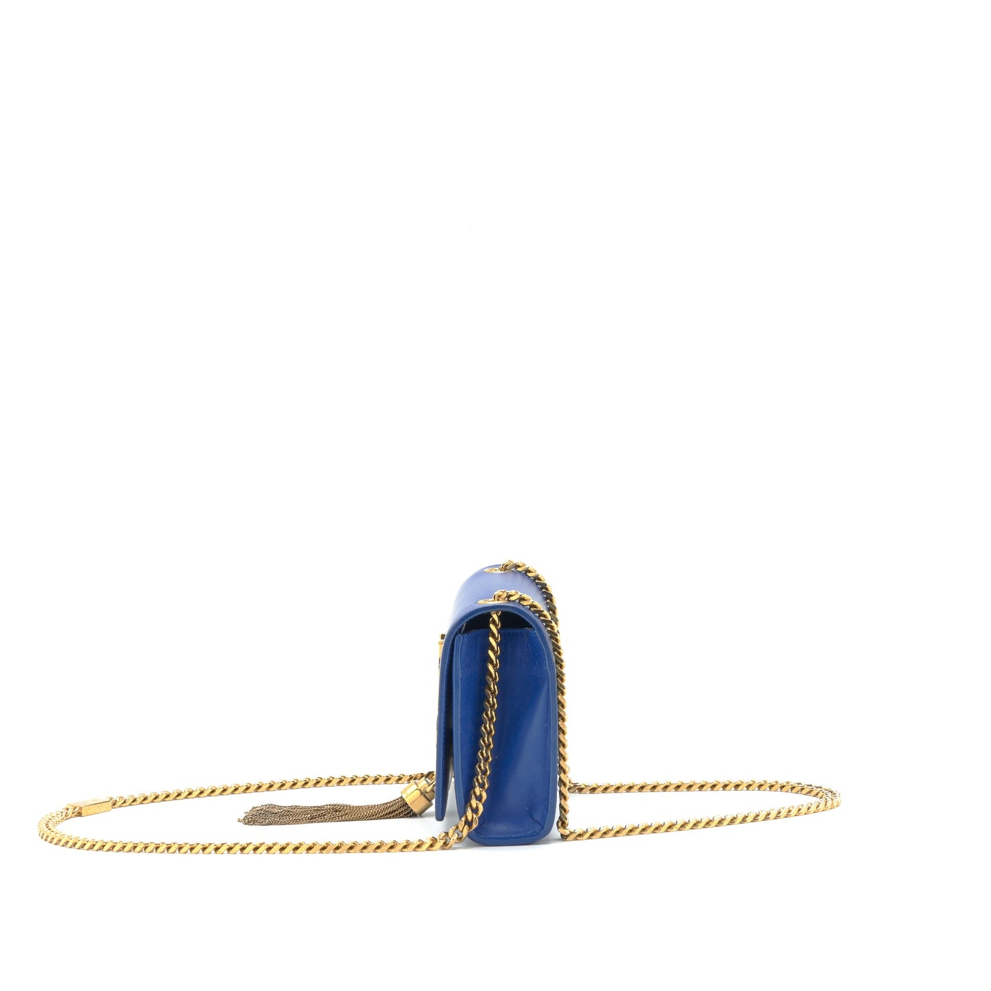 Saint Laurent/ mini kate Purse Tassel electric Blue