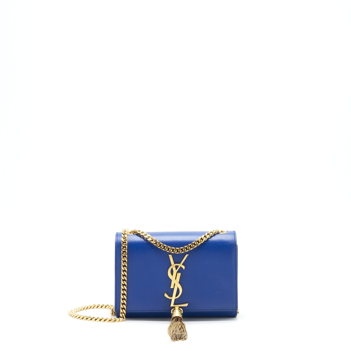 Saint Laurent/ mini kate Purse Tassel electric Blue
