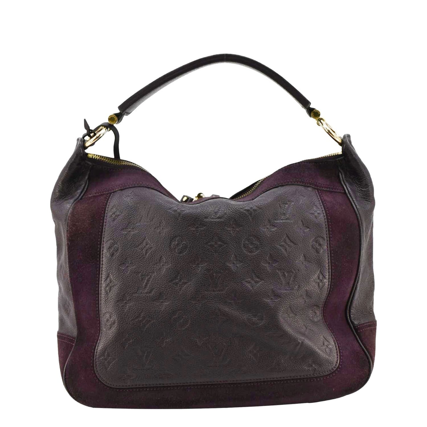 LOUIS VUITTON Audacieuse MM Empreinte Leather Shoulder Bag Terre