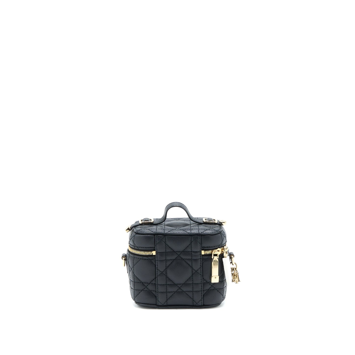 Dior Micro Lady Dior Vanity Case Lambskin Black