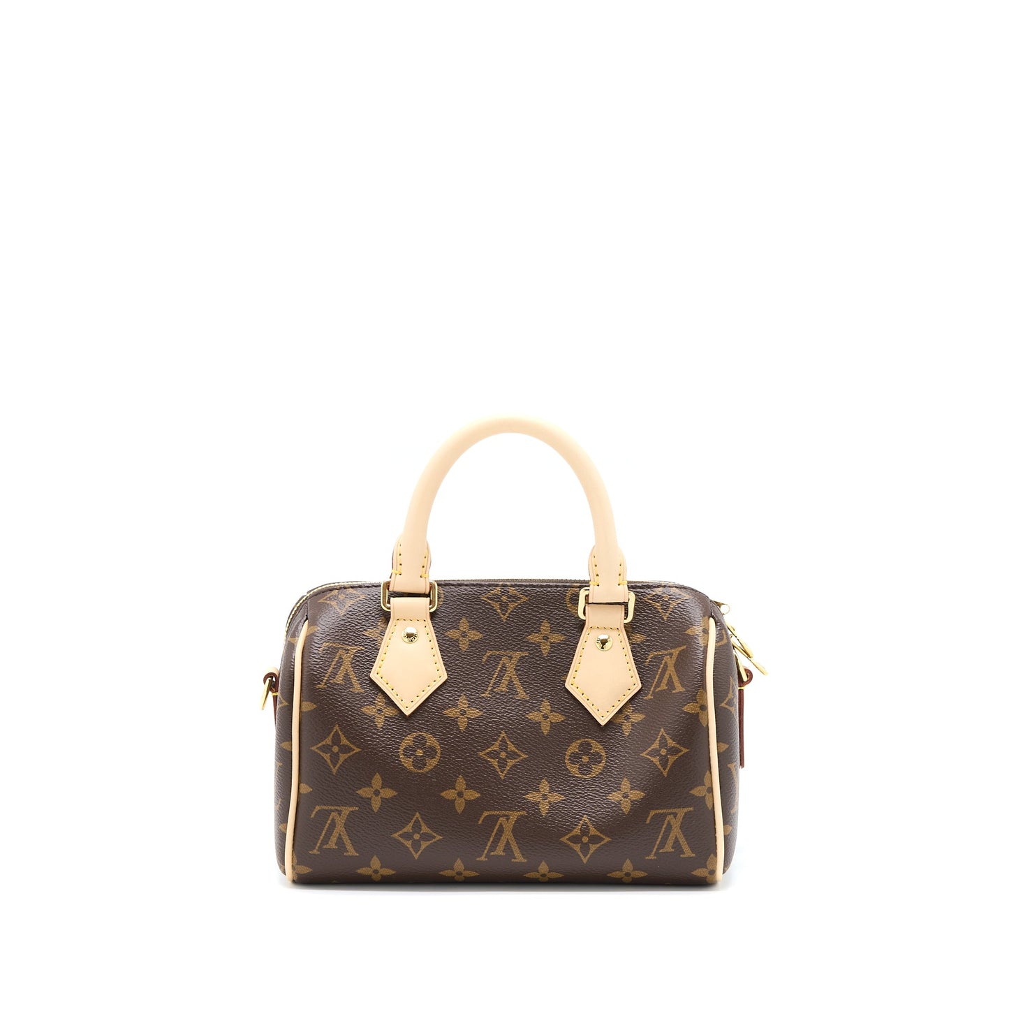 Louis Vuitton Speedy Bandouliere 20 Monogram Canvas With Fuchsia Strap