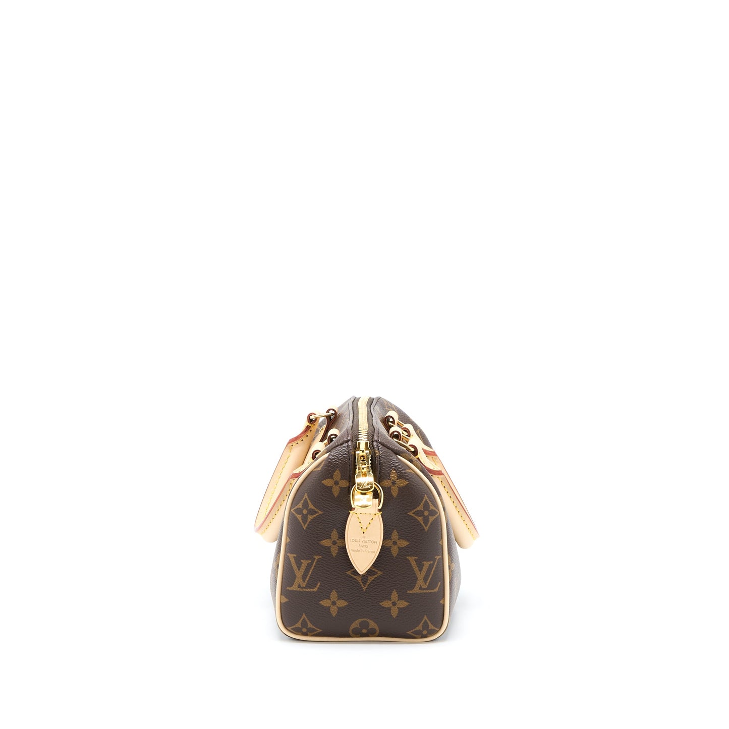 Louis Vuitton Speedy Bandouliere 20 Monogram Canvas With Fuchsia Strap
