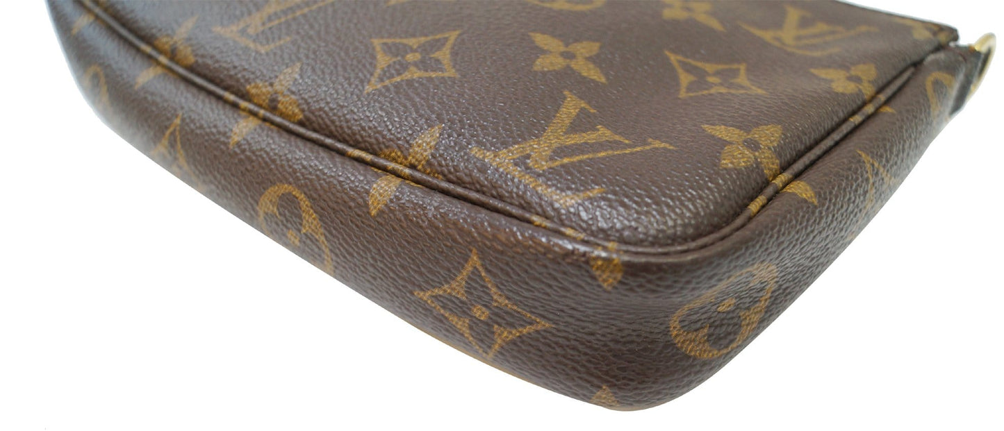 LOUIS VUITTON Monogram Canvas Pochette Accessoires Long Shoulder Pouch