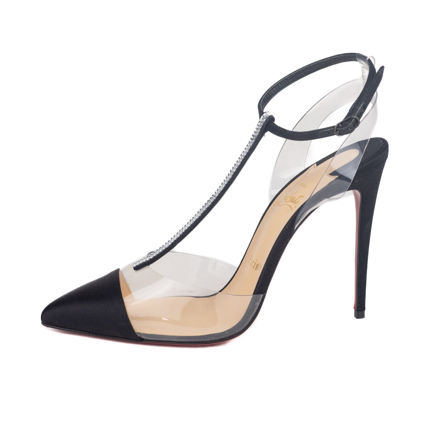 Christian Louboutin Strass 100 crepe satin