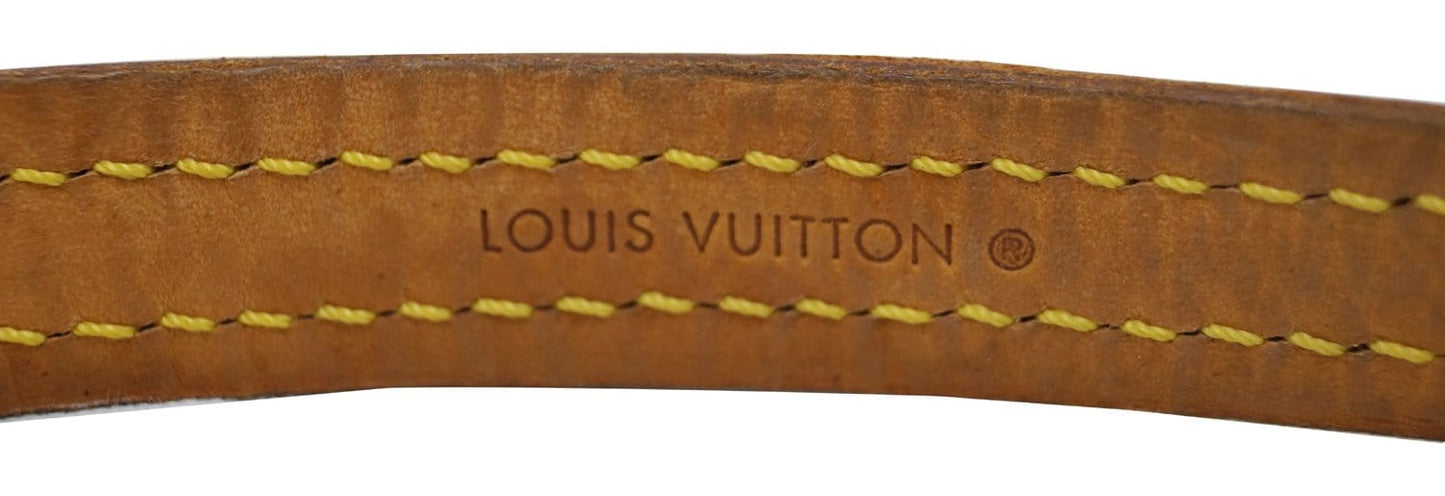 LOUIS VUITTON Monogram Canvas Leash Baxter MM Lead