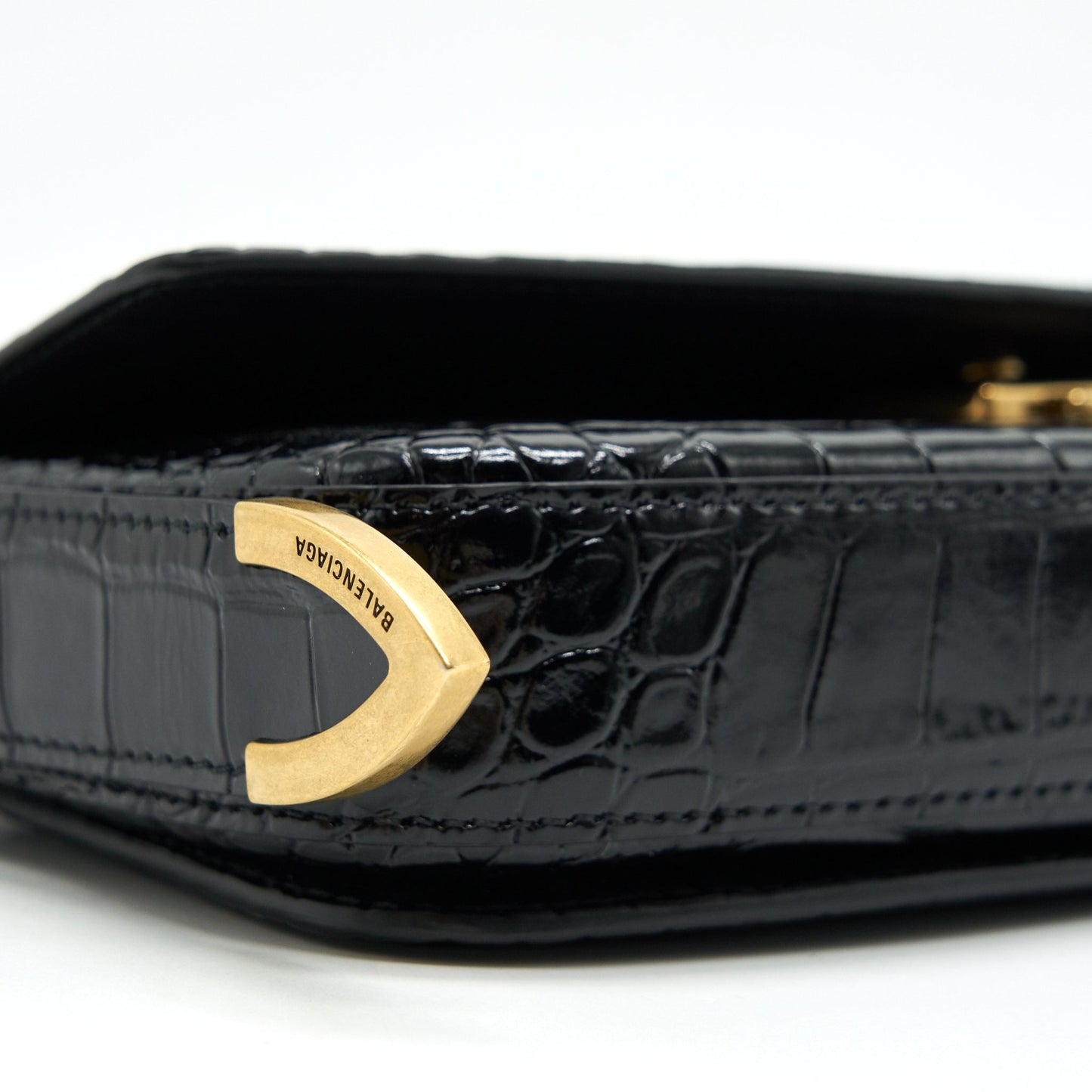 Balenciaga Ghost Sling Purse black GHw