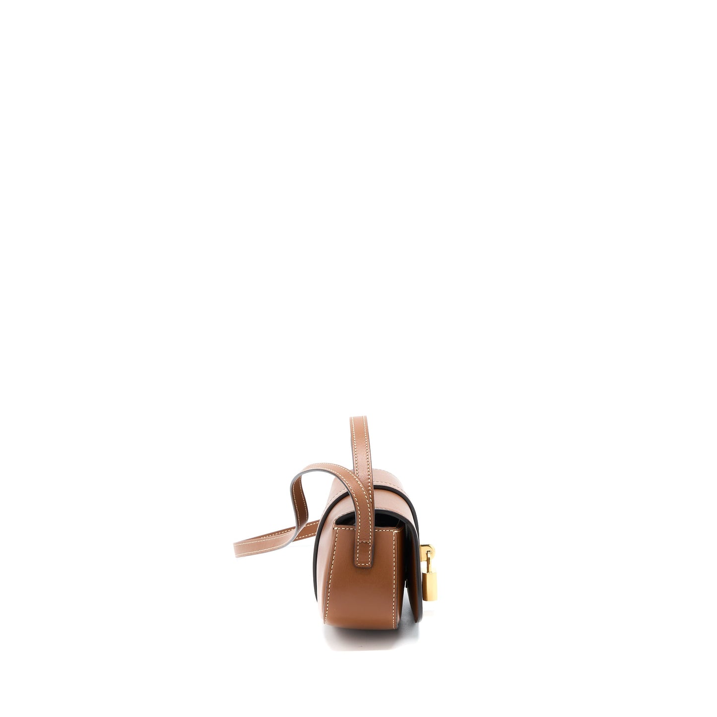 Celine Clutch On Strap Calfskin Tan