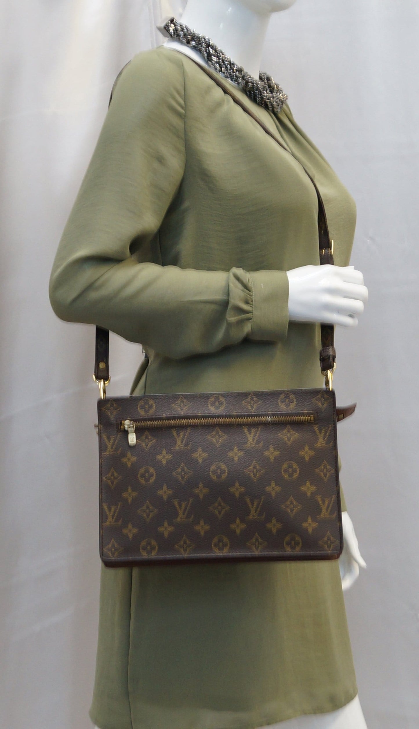LOUIS VUITTON Monogram Canvas Enghien Shoulder Bag