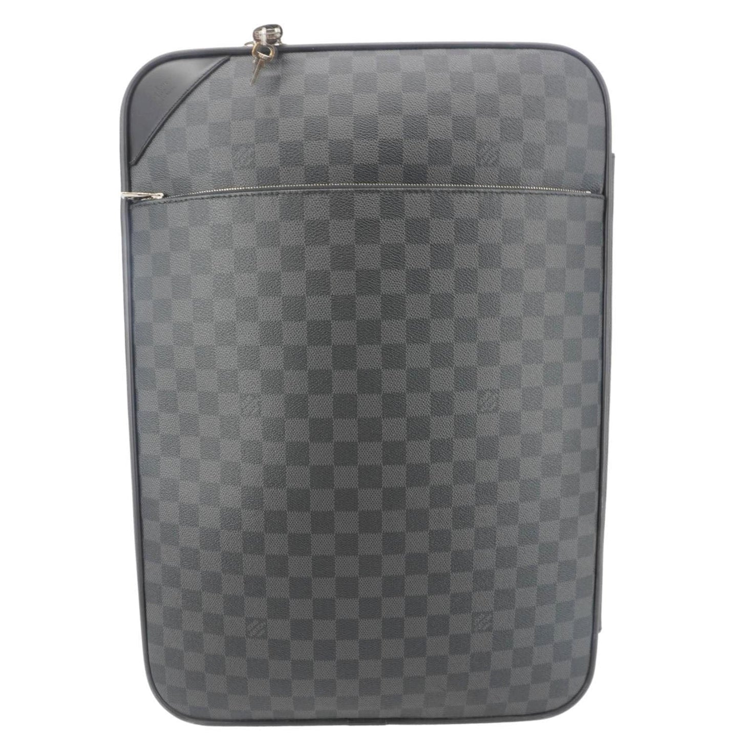 LOUIS VUITTON Pegase 55 Damier Graphite Business Suitcase Travel Bag Black
