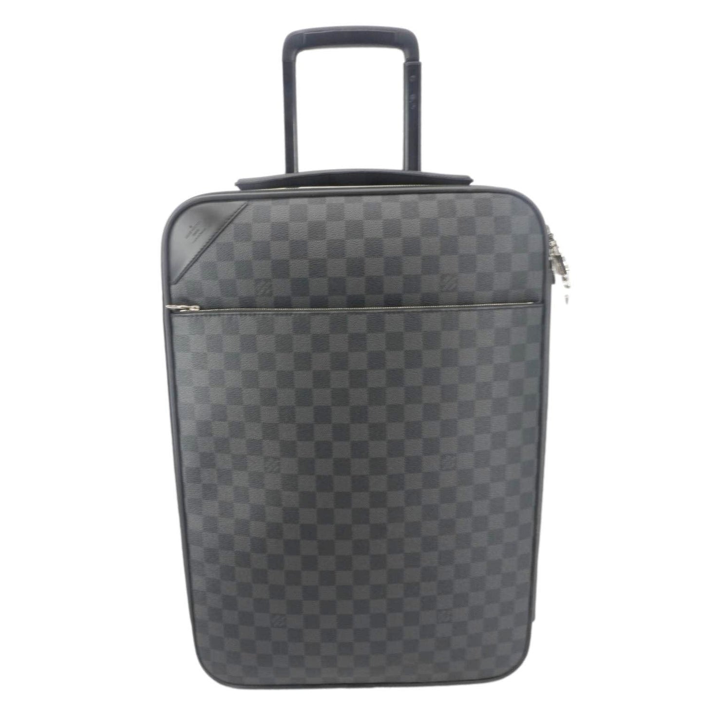 LOUIS VUITTON Pegase 55 Damier Graphite Business Suitcase Travel Bag Black