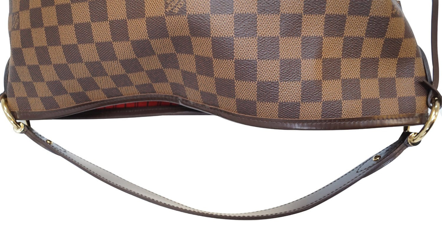 LOUIS VUITTON Damier Ebene Delightful MM NM Hobo Bag