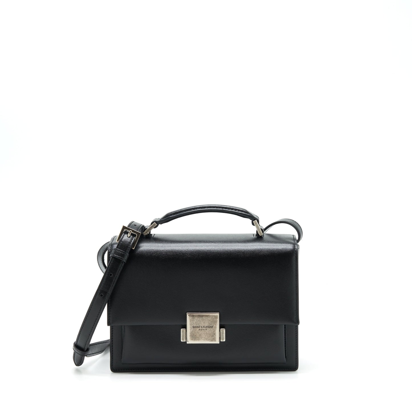 Saint Laurent/ Bellachasse Calfskin Black Ruthenium Sliver Hardware