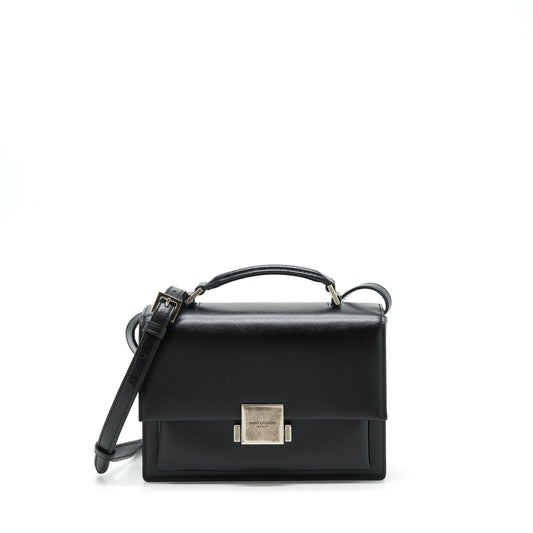 Saint Laurent/ Bellachasse Calfskin Black Ruthenium Sliver Hardware
