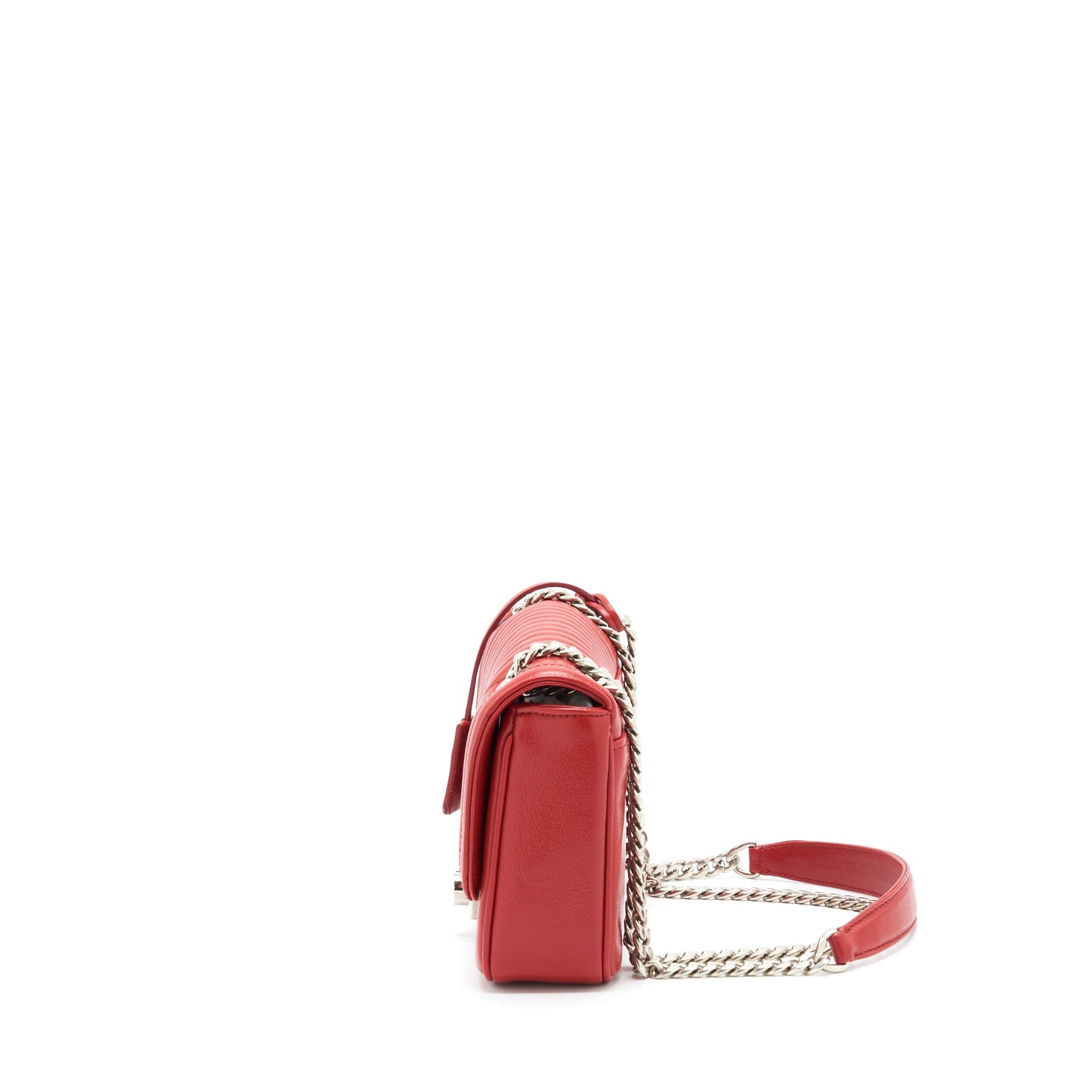 Prada GlacÃ© Crossbody Purse Calfskin Red
