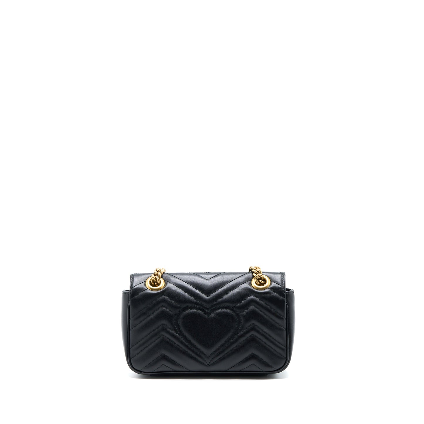 Gucci Small Marmont Mini Purse Calfskin Black