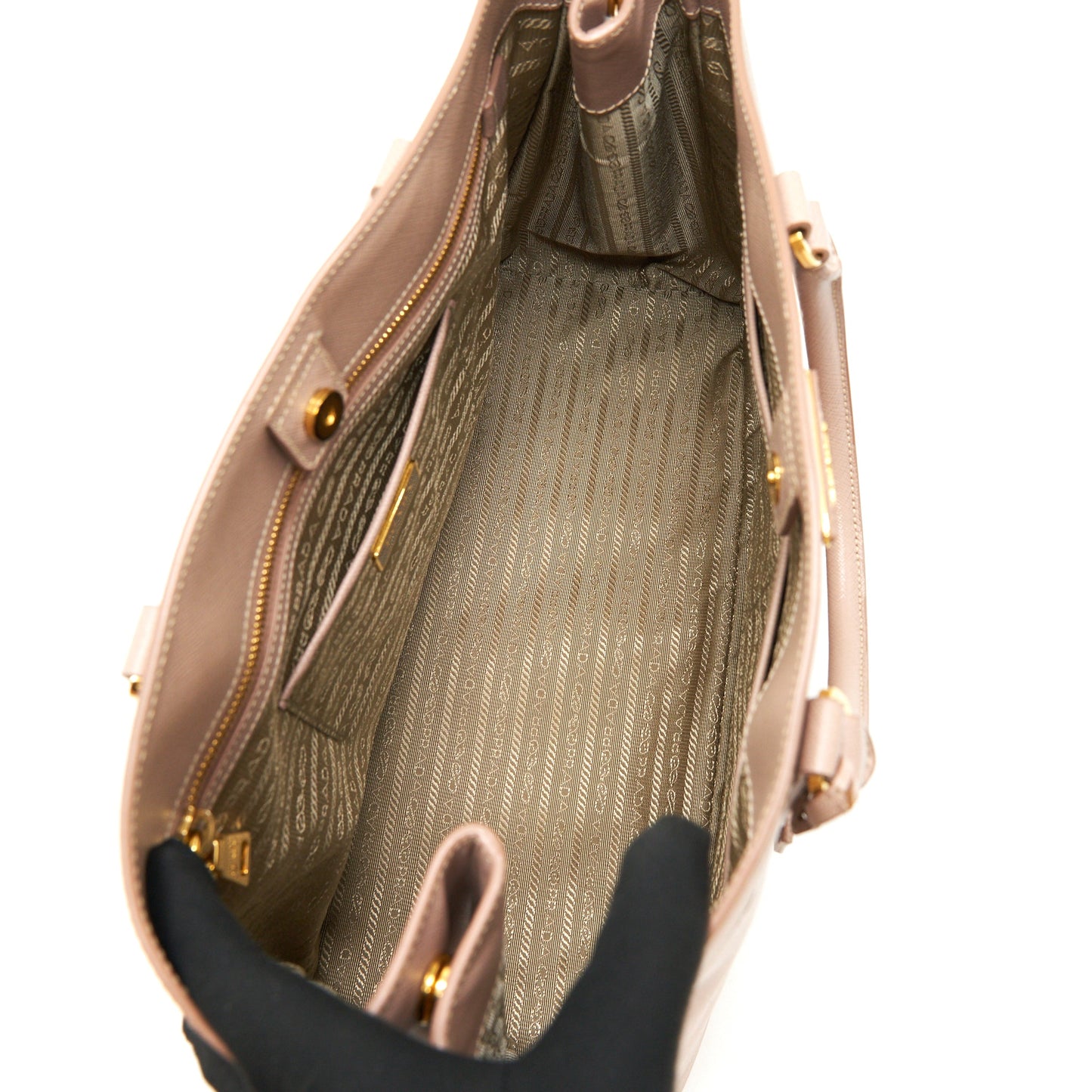 PRADA SAFFIANO BEIGE SHOULDER BAG