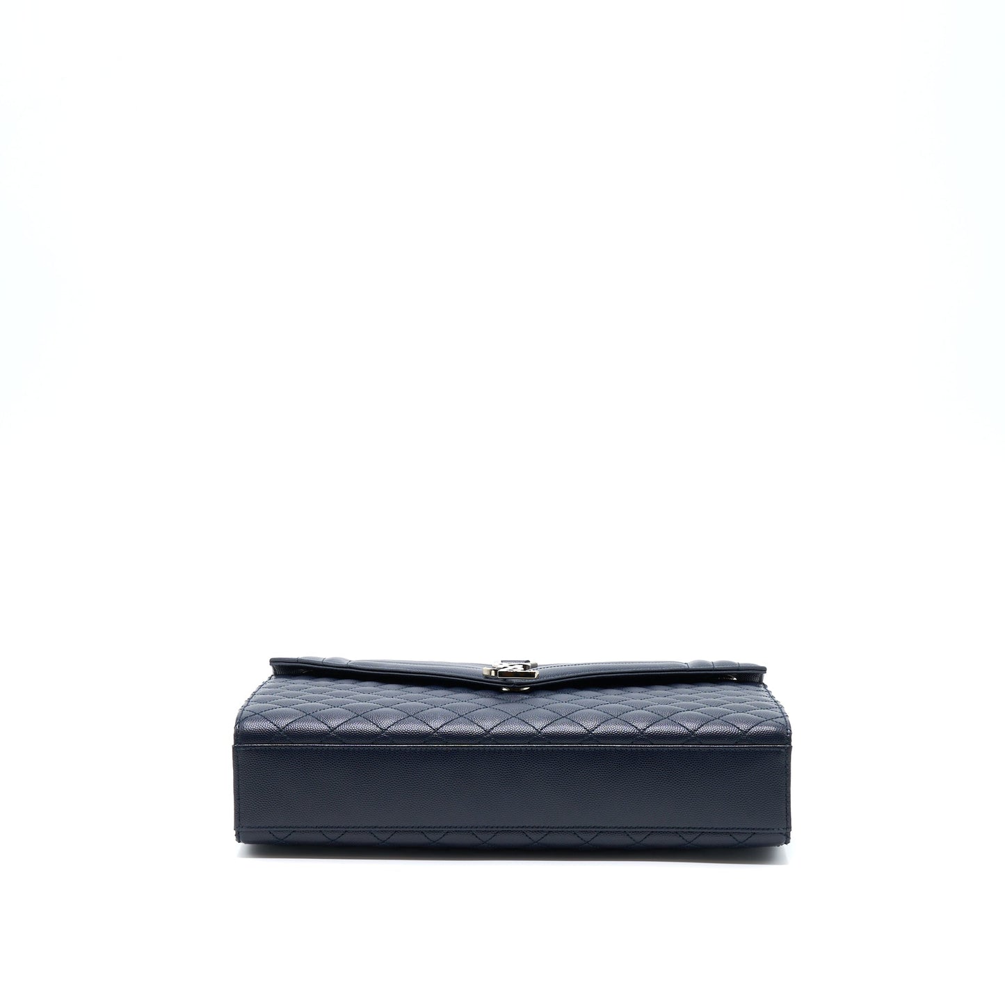 Saint Laurent Envelop Mini Purse Calfskin Navy
