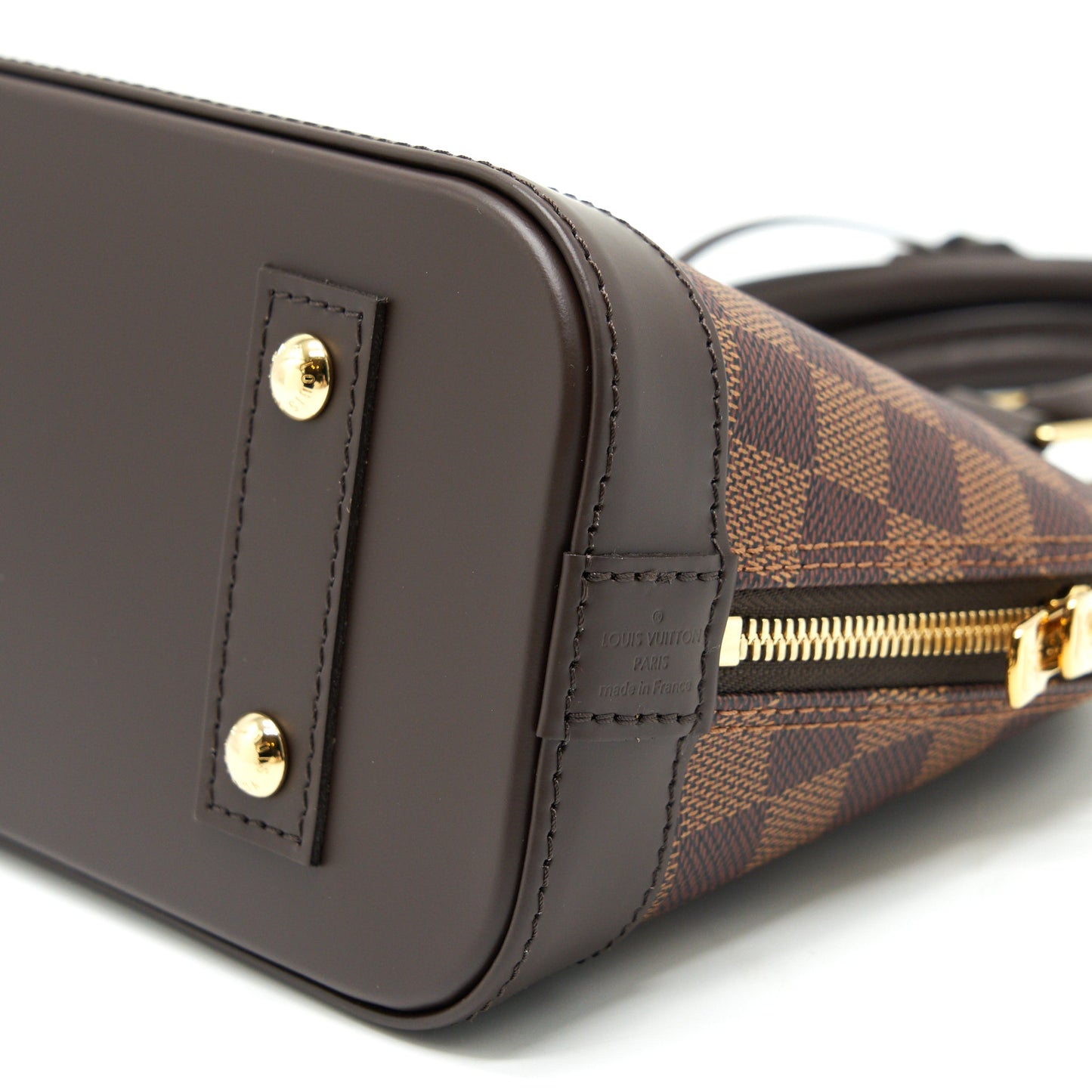 LOUIS VUITTON ALMA BB IN DAMIER EBENE