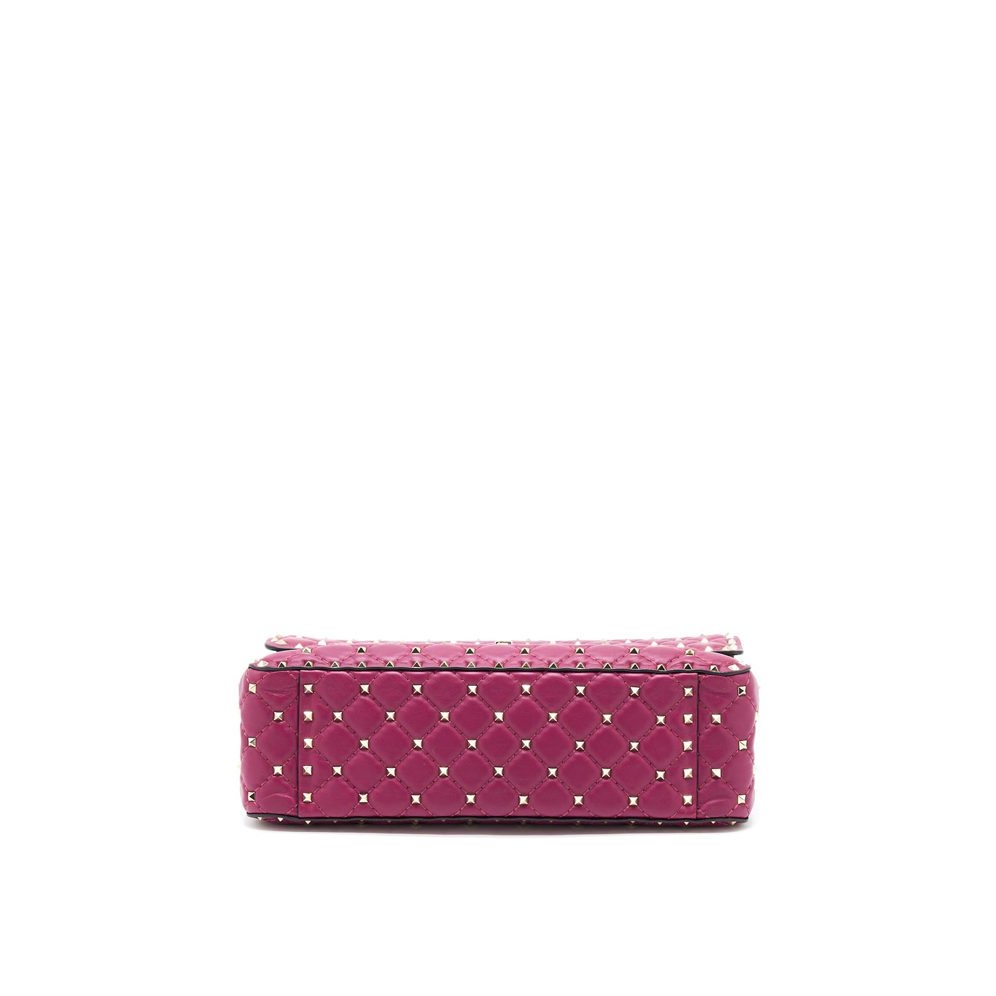 Valentino Rockstud Spike Purse Napa Pink