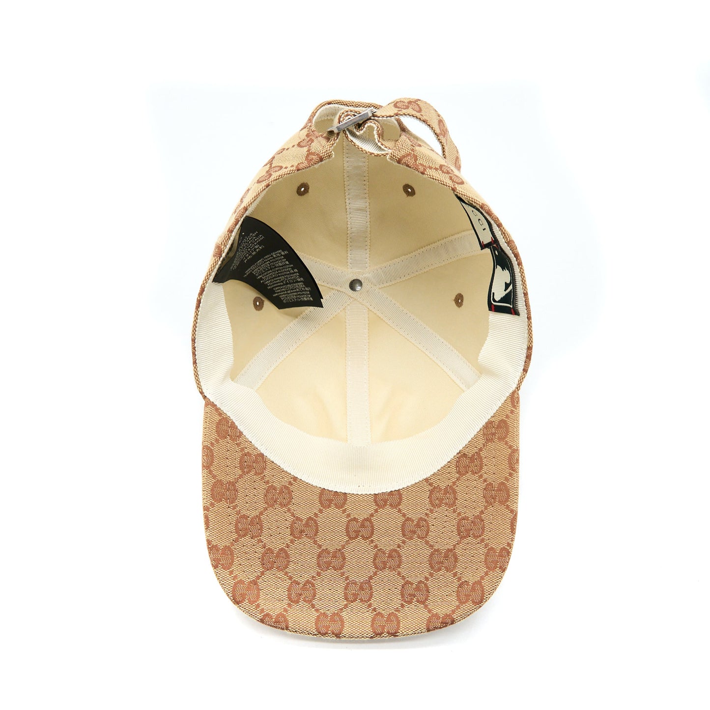 Gucci Yankees-logo Cap Canvas Beige