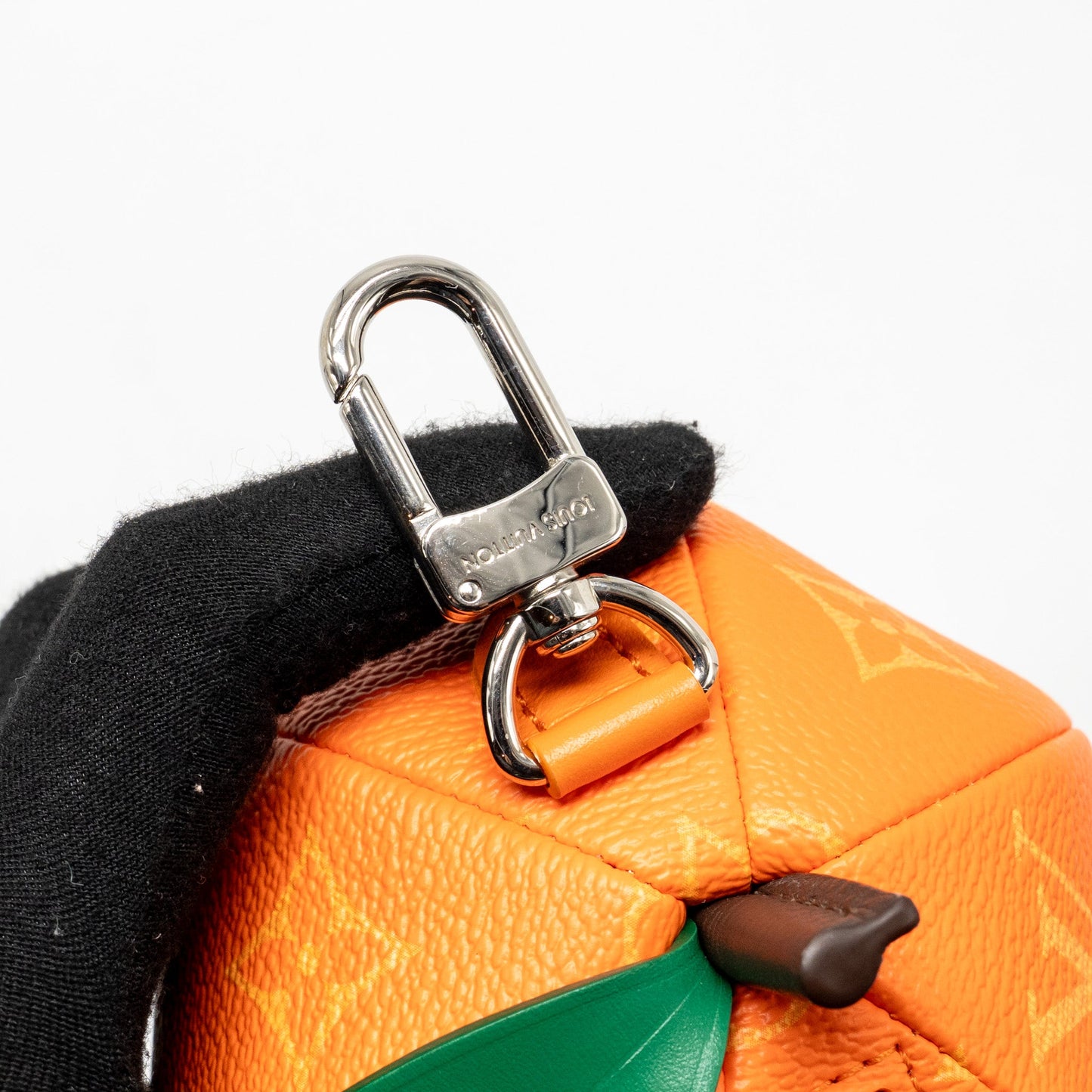 Louis Vuitton Orange Pouch Monogram Canvas/Leather Orange