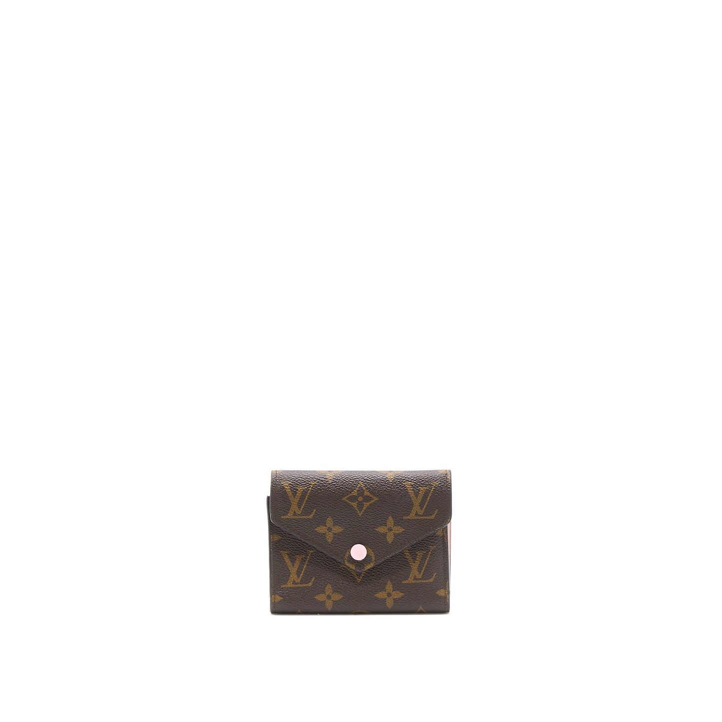 Louis Vuitton Victorine Wallet Monogram Canvas Rose Ballerine