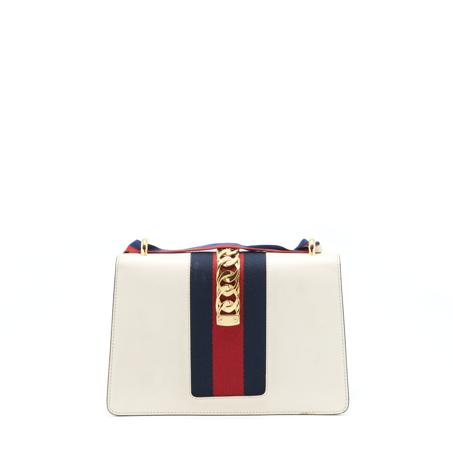Gucci Small Sylvie Mini Purse White