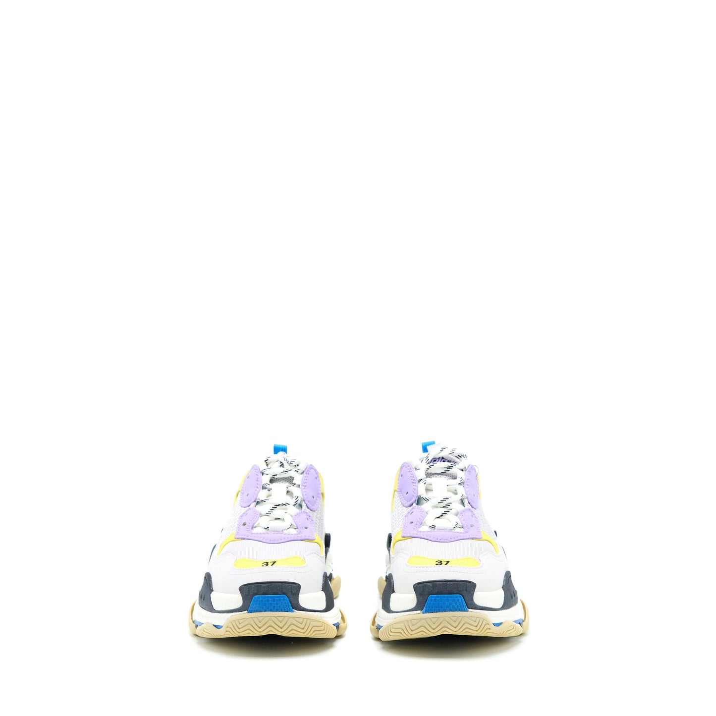 Balenciaga Size 37 Triple S Sneakers Polyester/Rubber Multicolour
