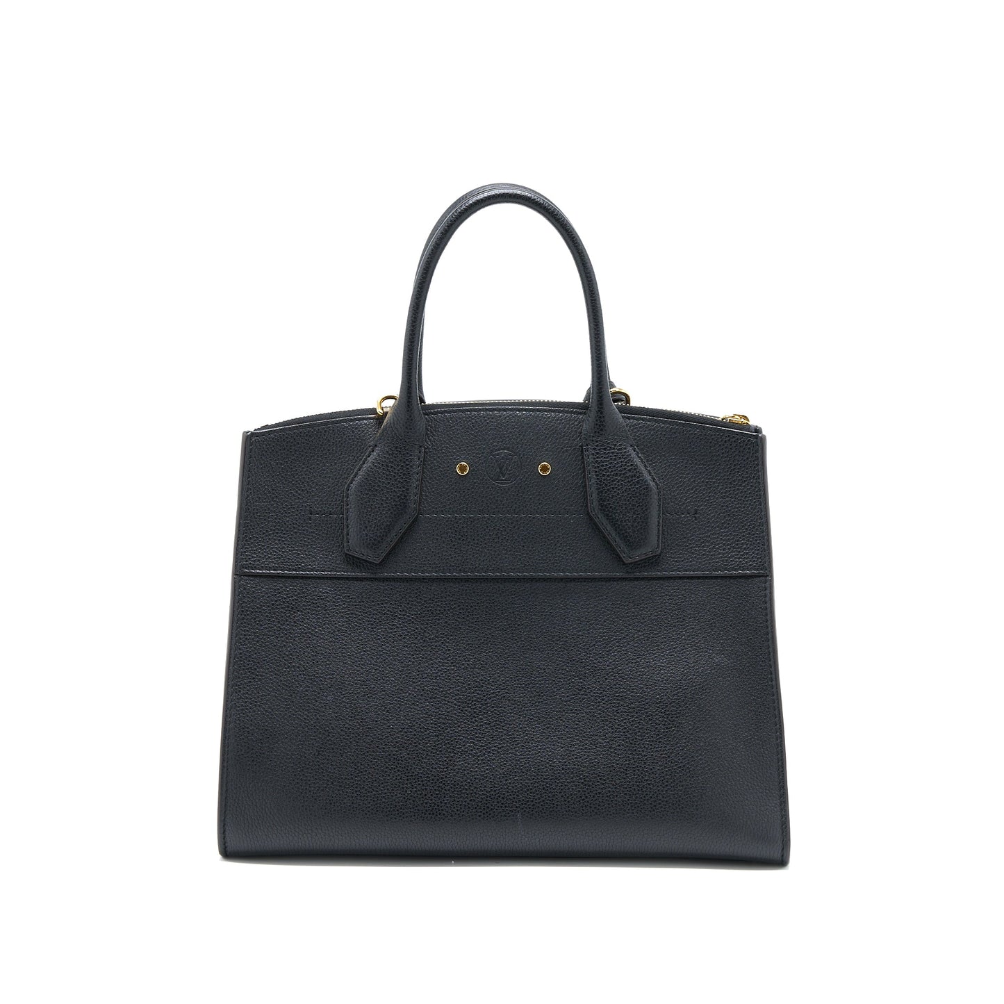 Louis Vuitton City Steamer Grained Calfskin Black