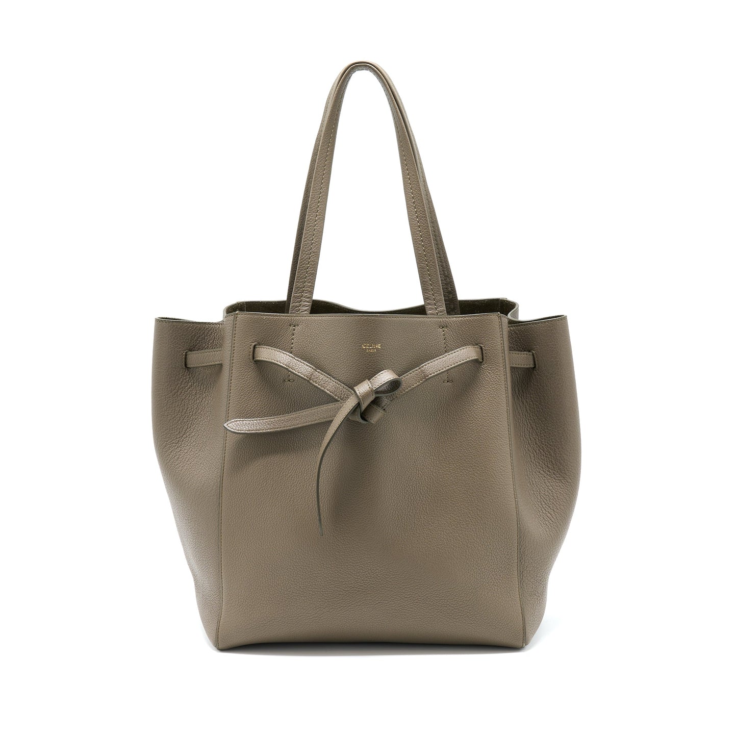 Celine Small Cabas Phantom Soft Grained Calfskin Grey