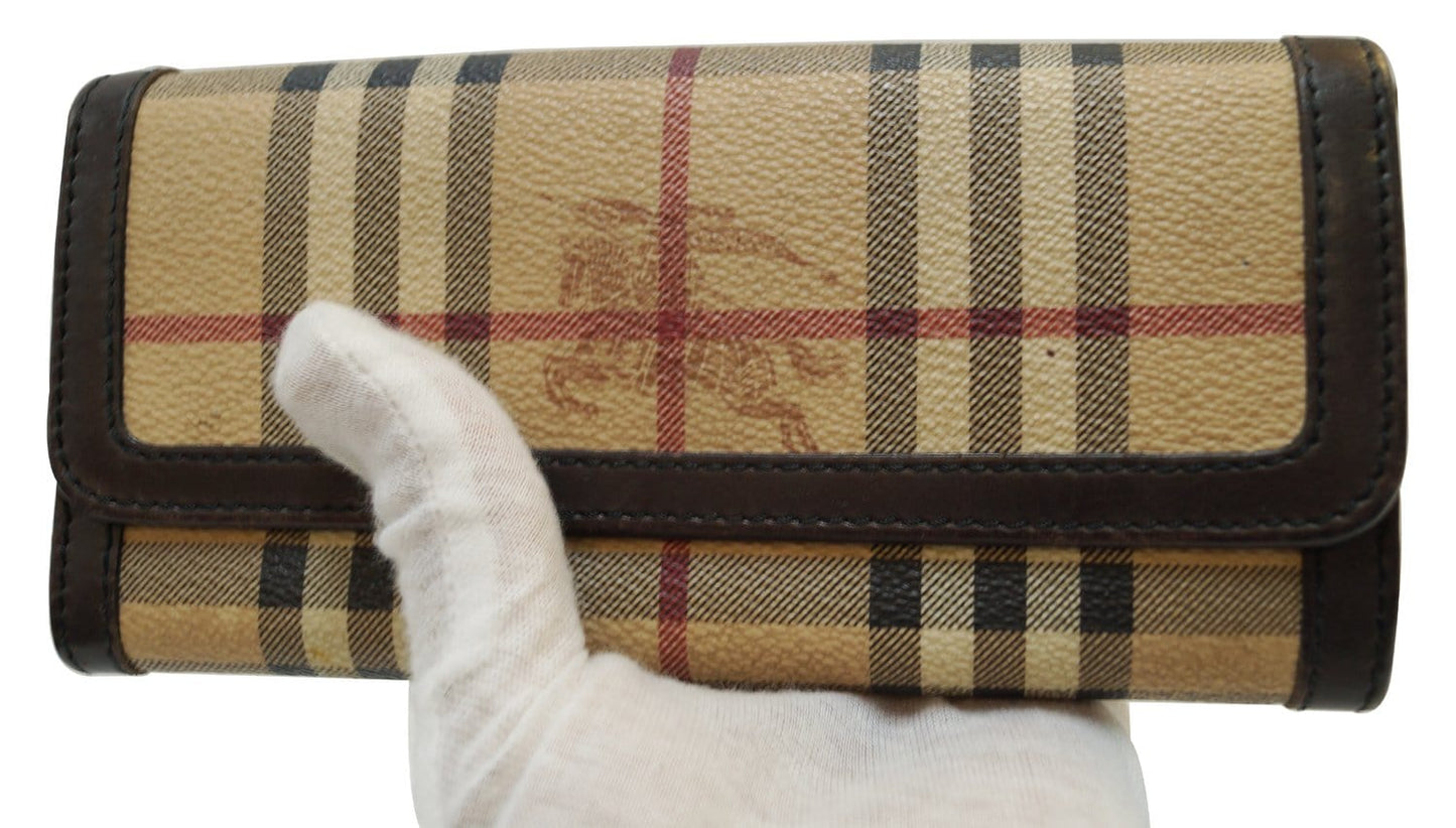 BURBERRY Haymarket check Wallet