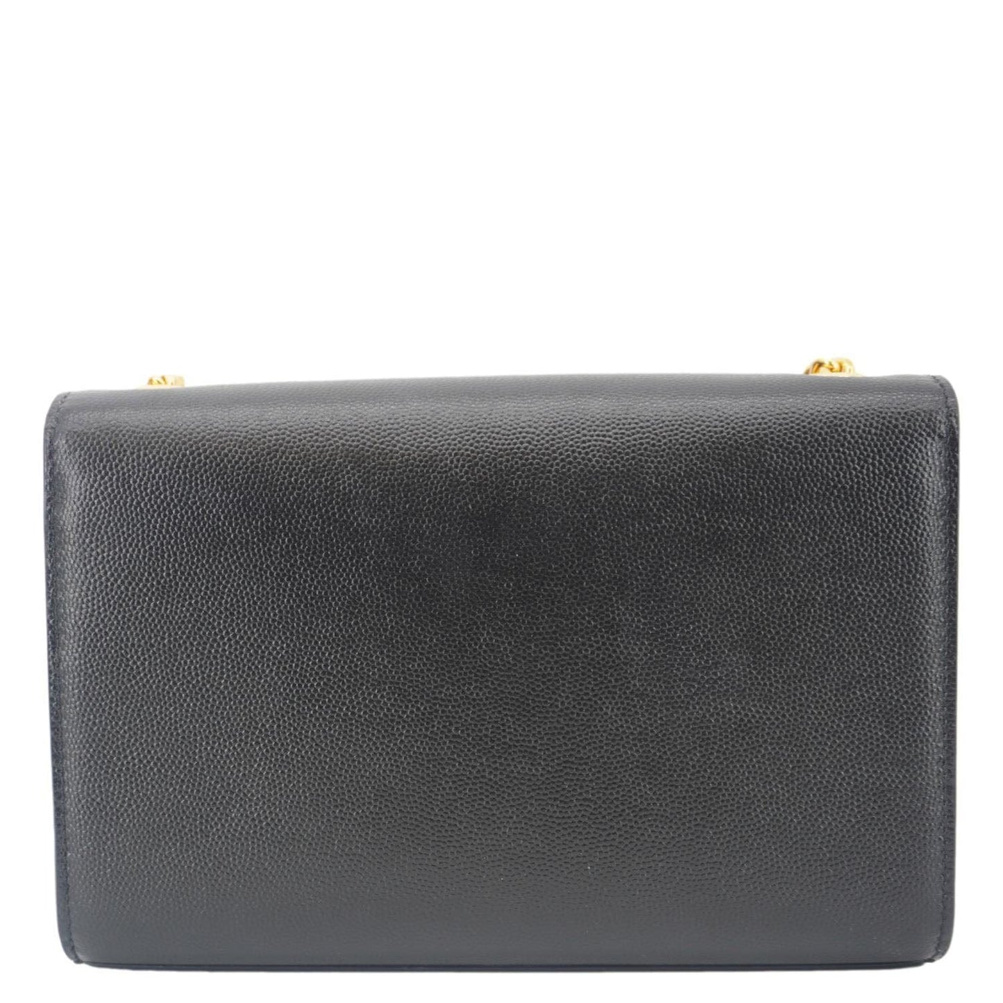 YVES SAINT LAURENT Kate Medium Grain De Poudre Leather Crossbody Bag Black