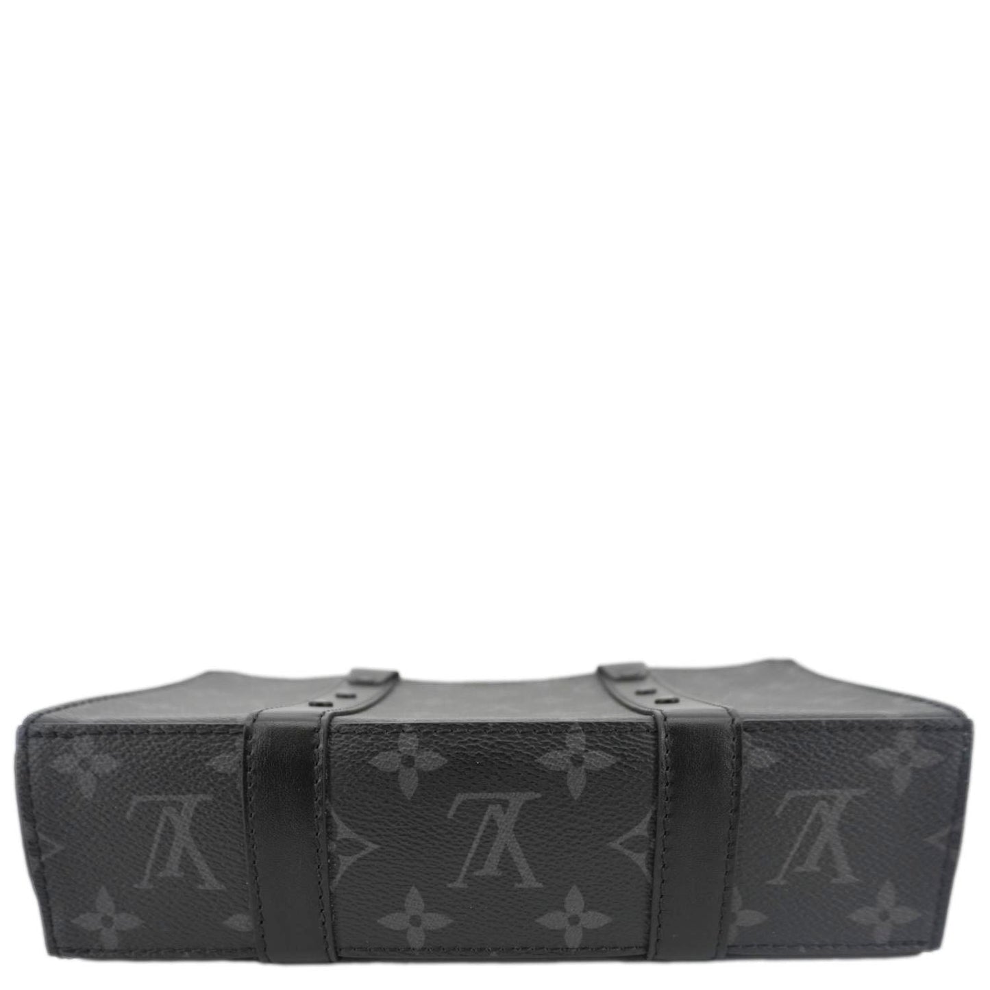 LOUIS VUITTON Trunk Messenger Monogram Eclipse Trunk Crossbody Bag Black