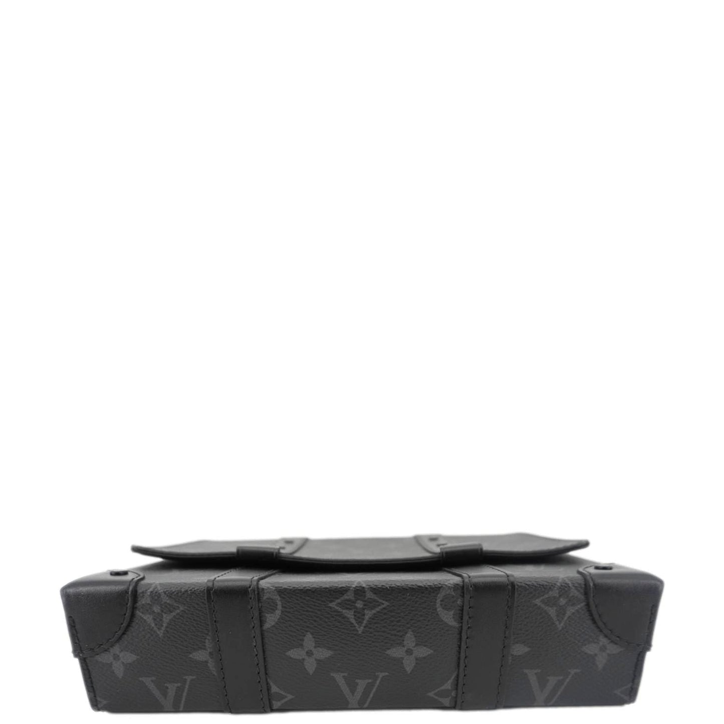LOUIS VUITTON Trunk Messenger Monogram Eclipse Trunk Crossbody Bag Black