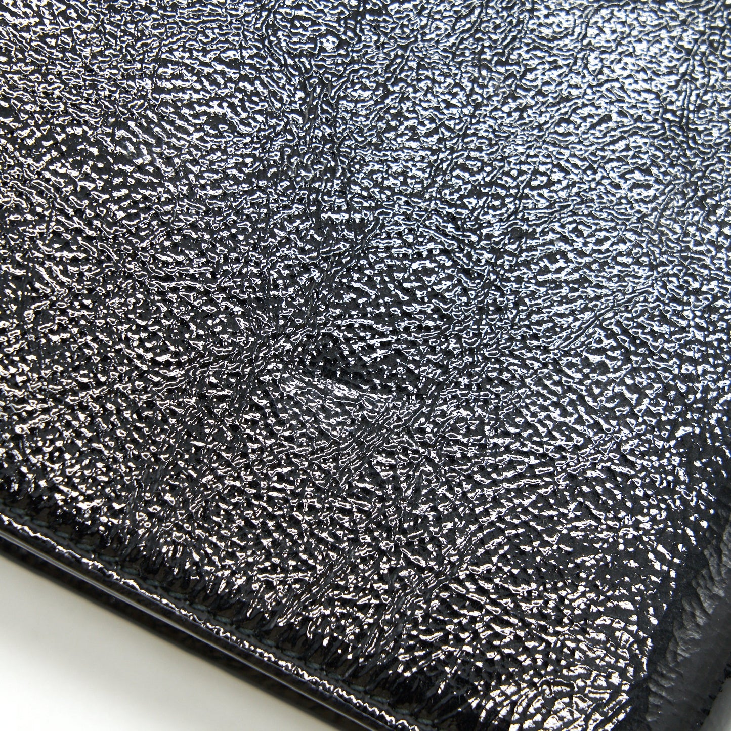 YSL PATENT LEATHER CLUTCH BLACK