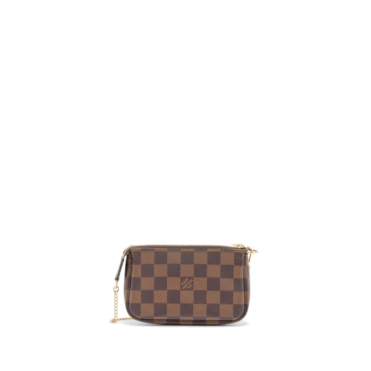 Louis Vuitton Mini Pochette Accessories Damier Ebene Canvas