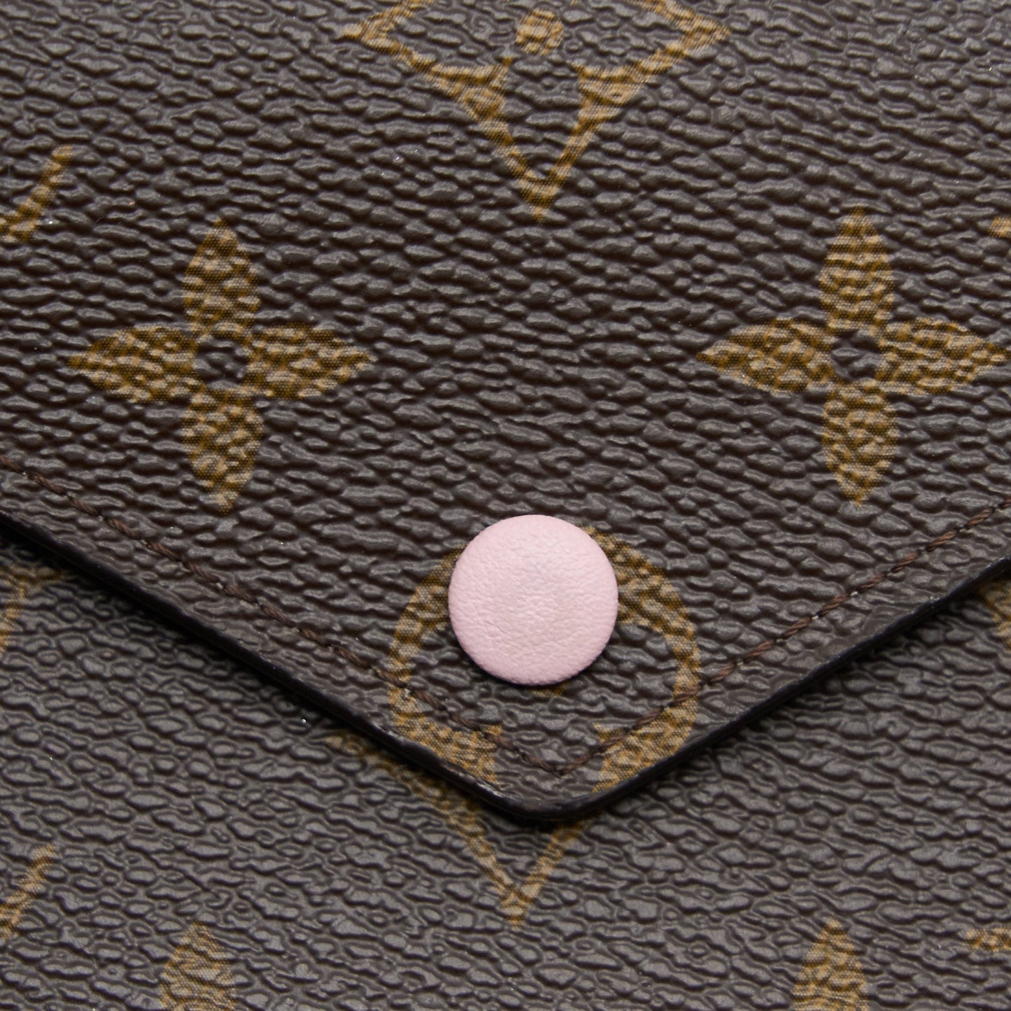 Louis Vuitton Victorine Wallet Monogram Canvas Rose Ballerine
