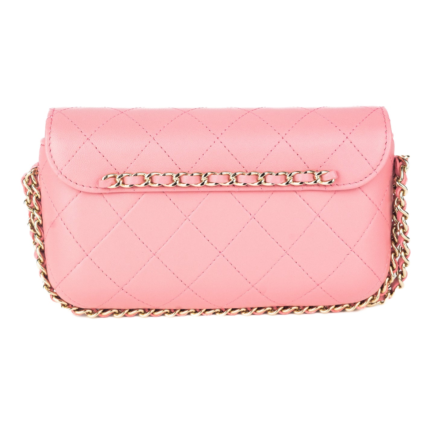 Chanel Wallet on Chain Dark Pink