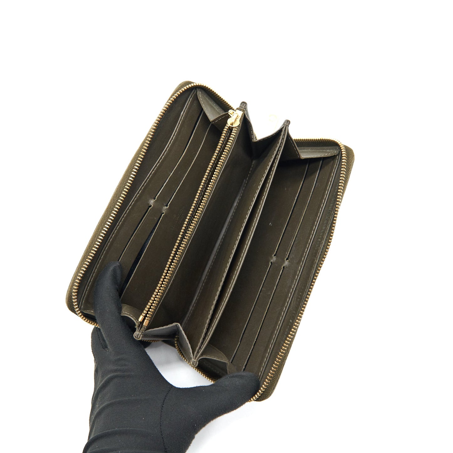 Louis Vuitton Zippy Wallet in Patent Leather Brown